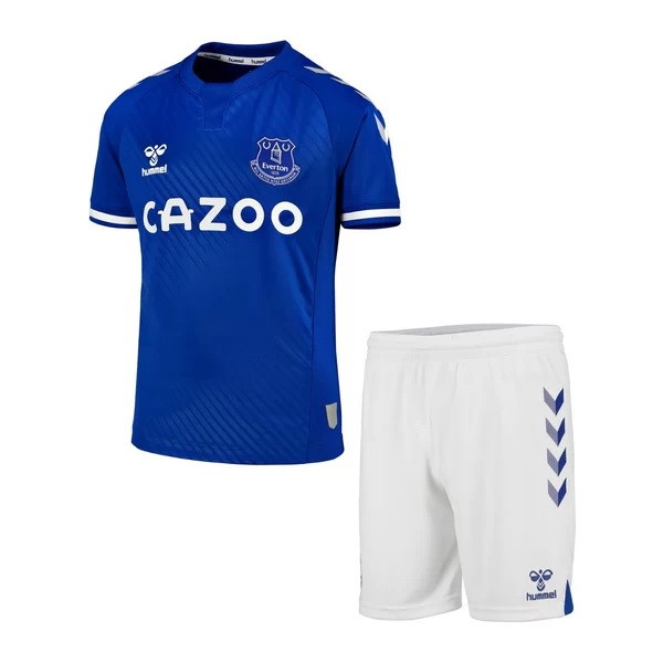 Camiseta Everton 1ª Kit Niños 2020 2021 Azul Blanco